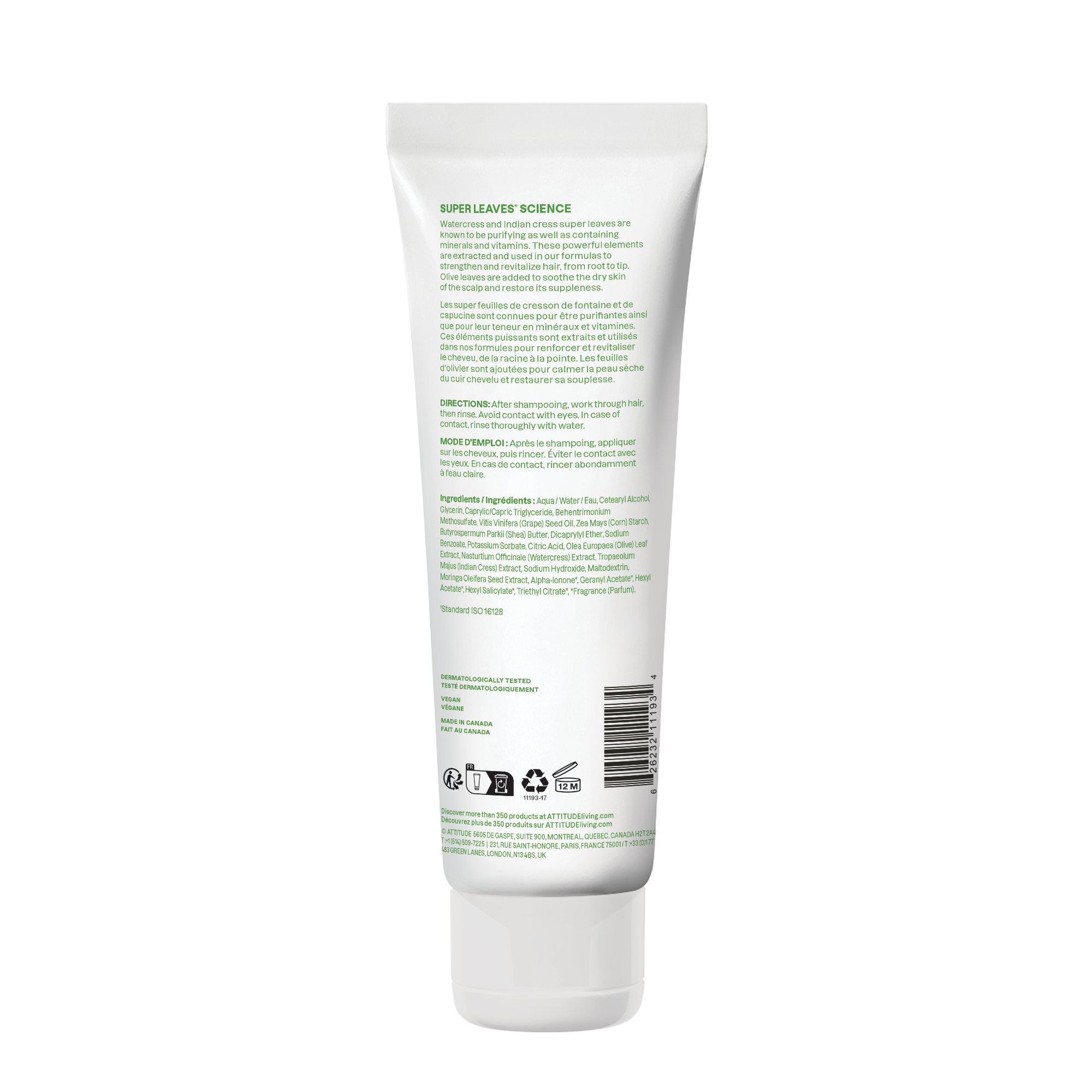 Attitude Super Leaves Conditioner Nourishing & Strengthening - 240ml