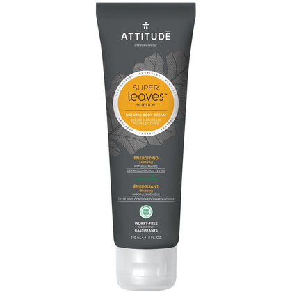 Attitude Super Leaves Energizing  Ginseng Body Cream - 240ml