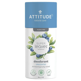 Attitude Super Leaves Natural Deodorant Unscented - 85g