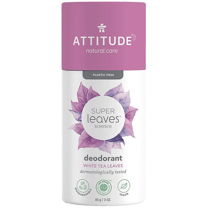 Attitude Super Leaves Natural Deodorant White Tea - 85gr