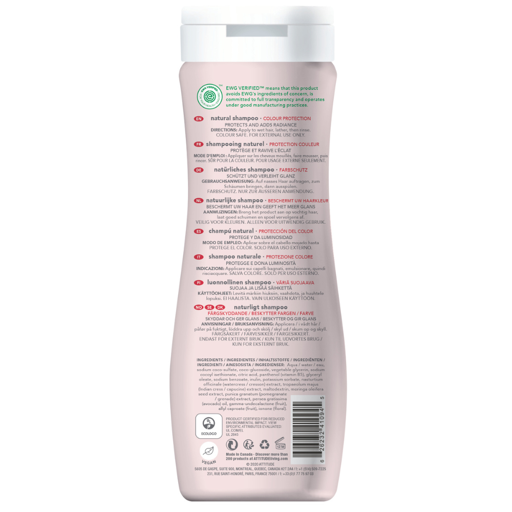 Attitude Super Leaves Shampoo Colour Protection - 473ml