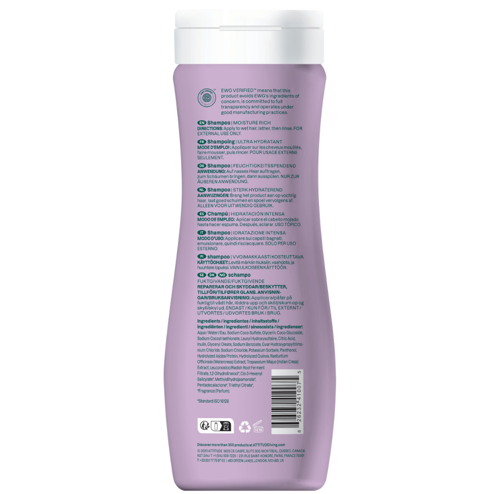 Attitude Super Leaves Shampoo Moisture Rich - 473ml