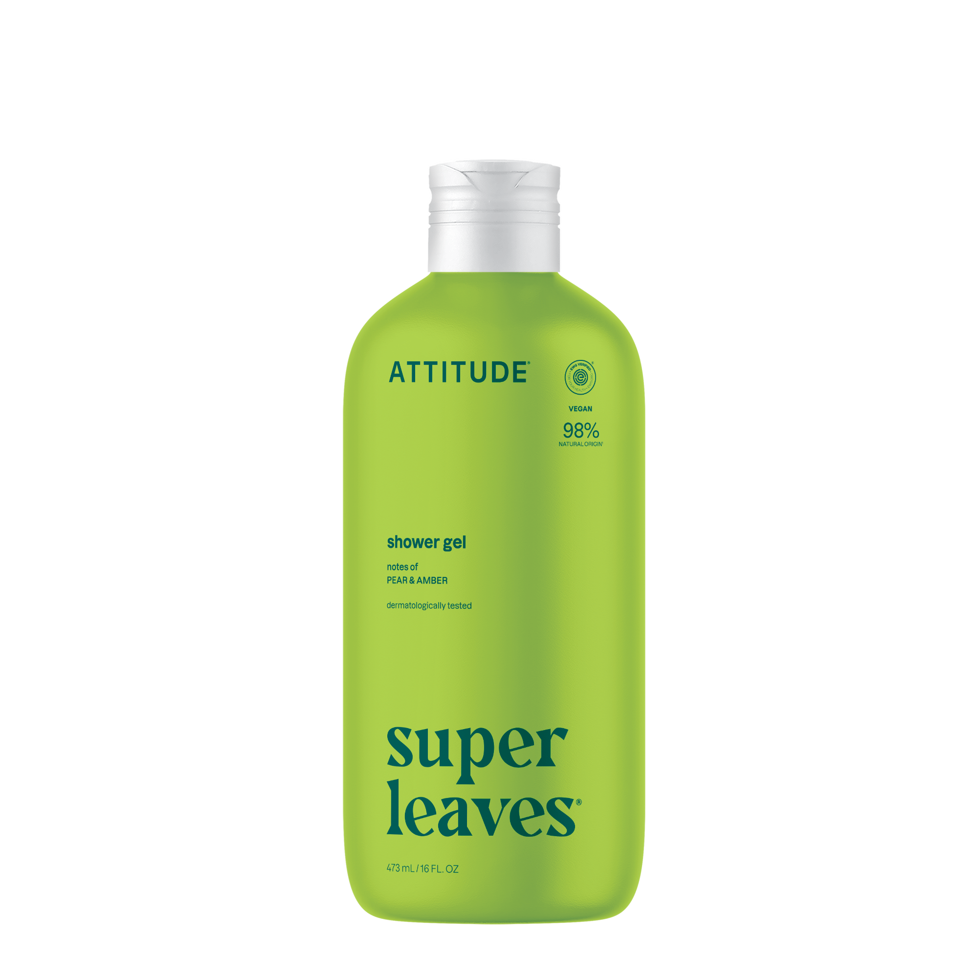 Attitude Super Leaves Shower Gel Soothing Pear & Amber - 473ml
