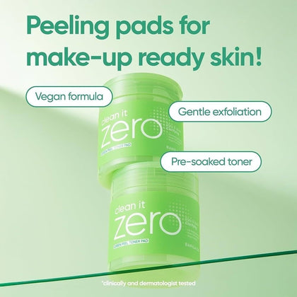 Banila Co Clean It Zero Green Peel Toner Pad - 70pcs