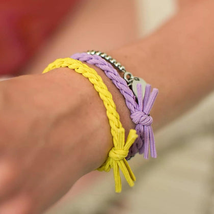 Bellody Haargummie Elastiek - Bora Bora Paars