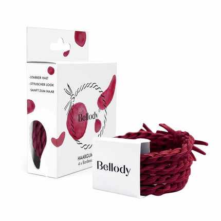 Bellody Haargummie Elastiek - Bordeauxrood