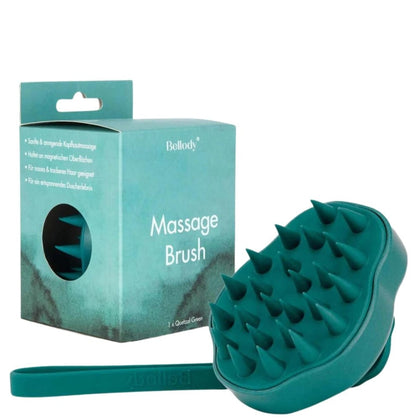 Bellody Hoofdhuid Massageborstel - Quetzal Green