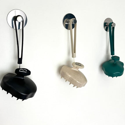 Bellody Hoofdhuid Massageborstel - Quetzal Green