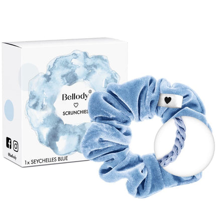 Bellody Scrunchie Haargummie - Lichtblauw