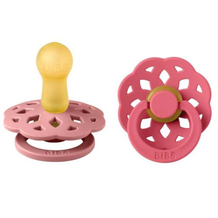 BIBS Boheme 2 Pack - Dusty Pink/Coral Spenen