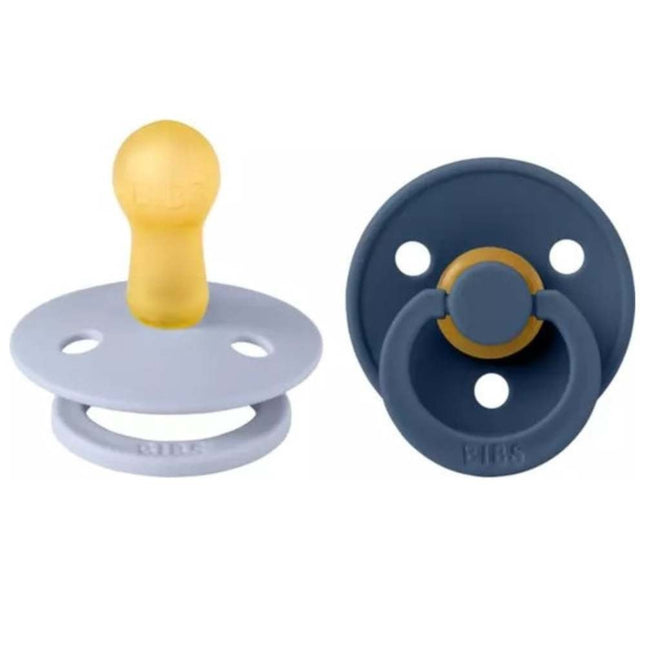 BIBS Colour 2 Pack - Dusty Blue/Steel Blue Spenen