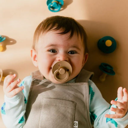 BIBS Latex Spenen Duo Taupe Scuba - Maat 2