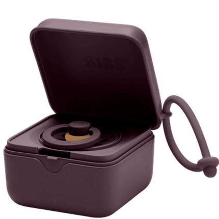 BIBS Pacifier box Plum - 1pcs