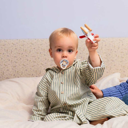 BIBS Studio Speen - Block Blue mix spenen