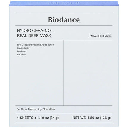 Biodance Hydro Cera-nol Real Deep Mask - 4pcs