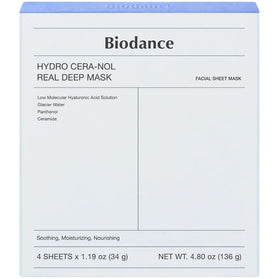 Biodance Hydro Cera-nol Real Deep Mask - 4pcs