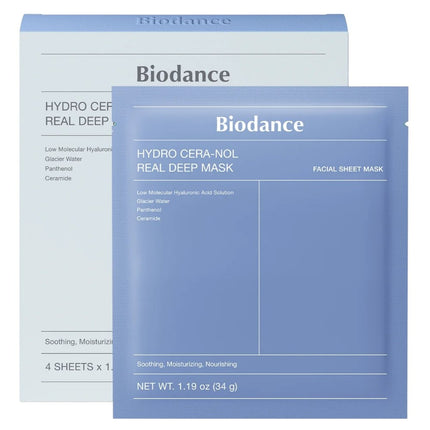 Biodance Hydro Cera-nol Real Deep Mask - 4pcs