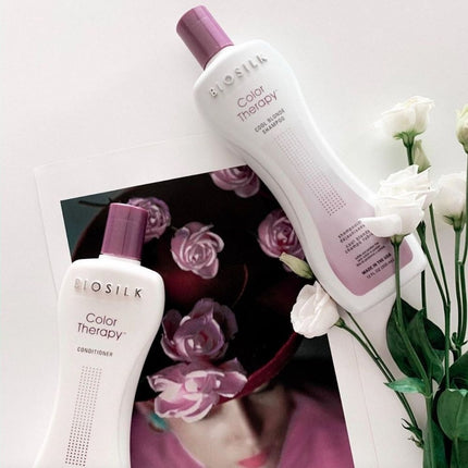 Biosilk Color Therapy Cool Blonde Shampoo - 355ml