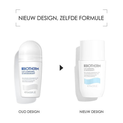 Biotherm Lait Corporel Deo Roll-On - 75ml