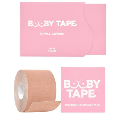 Booby Tape Breast Tape & Nipple Cover Set