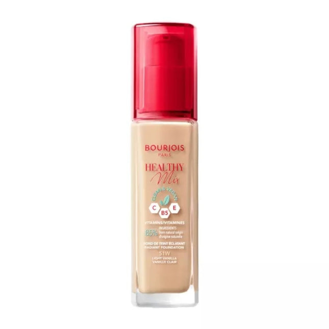 Bourjois Healthy Mix Clean Vegan Foundation - 51W LIGHT VANILLA