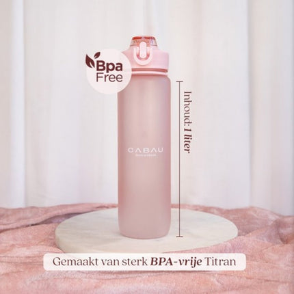 Cabau Lifestyle Bloom Water Bottle - 1 Liter