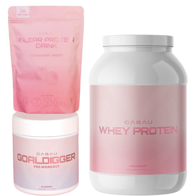 Cabau Lifestyle Gym Girl Protein Set - 1000+500+300gr