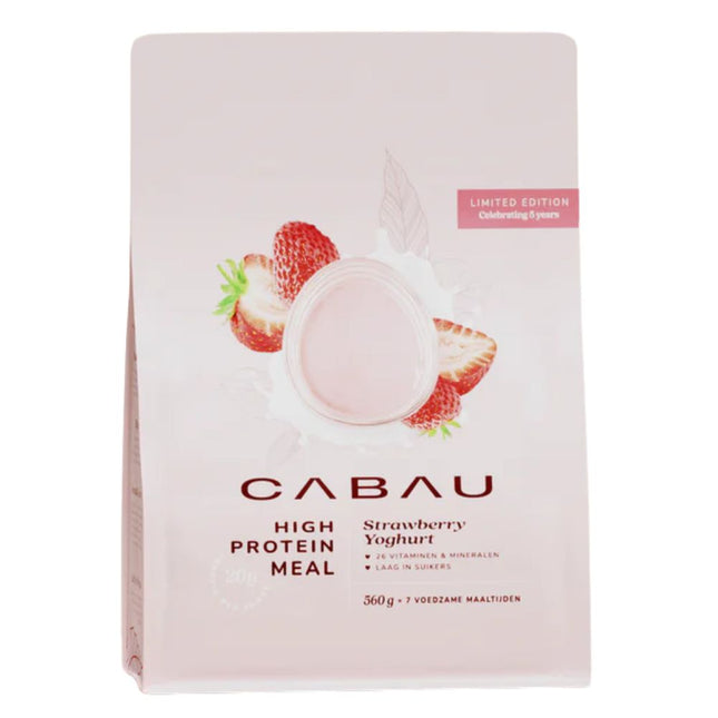 Cabau Lifestyle High Protein Meal Strawberry Yoghurt Limited Edtion - 560gr