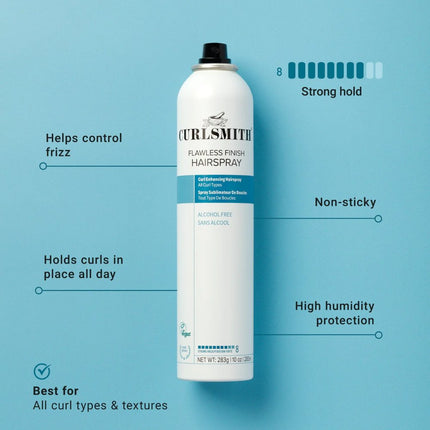 Curlsmith Flawless Finish Hairspray Strong Hold - 283ml