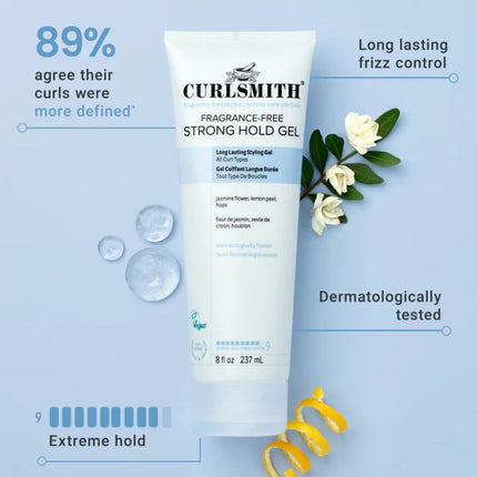 Curlsmith Fragrance-Free Strong Hold Gel - 237ml
