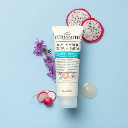 Curlsmith Wash Scrub Detox Shampoo Tube - 237ml