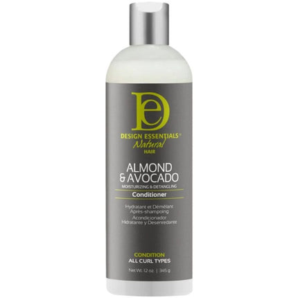 Design Essentials Almond & Avocado Moisturizing & Detangling Conditioner - 345gr.