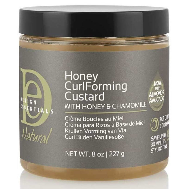 Design Essentials Natural Almond & Avocado Honey Curl Forming Custard - 227ml