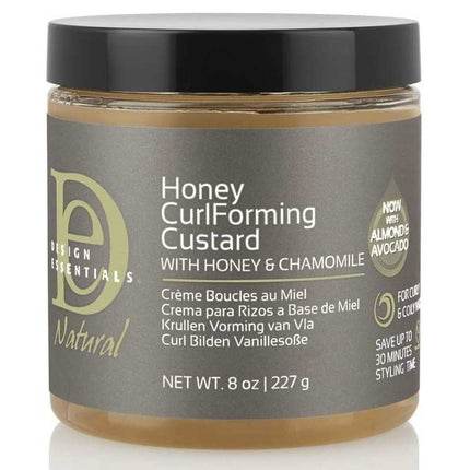 Design Essentials Natural Almond & Avocado Honey Curl Forming Custard - 227ml