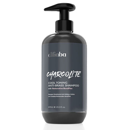 Difiaba Charcolite Cool Toning Anti-Brass Duo Set - 2x250ml