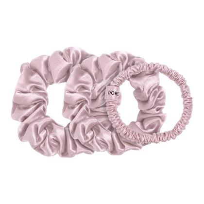Dore & Rose Scrunchie Set Pink - 1/2/3cm