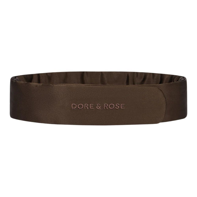Dore & Rose Silk Headband - Brown