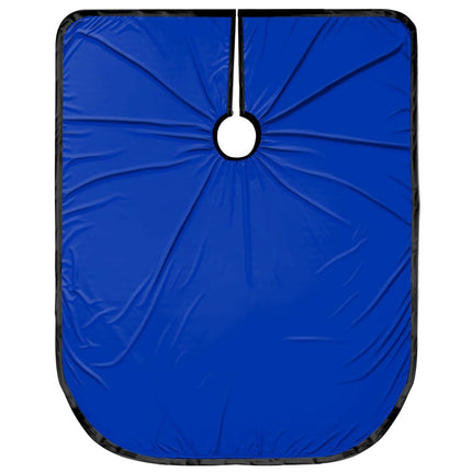 Essel Deep Blue Styling Cape met drukknopen- 91x74cm