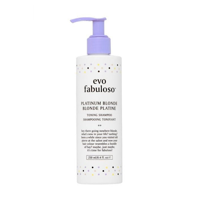 EVO Fabuloso Platinum Blonde Toning Shampoo