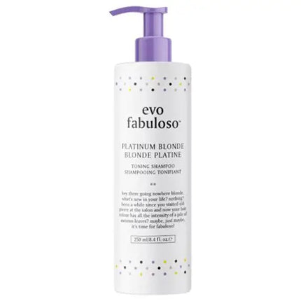 EVO Fabuloso Platinum Blonde Toning Shampoo