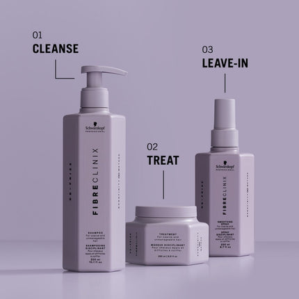 Fibre Clinix De-Frizz Complete Care Set - 300+250+200ml