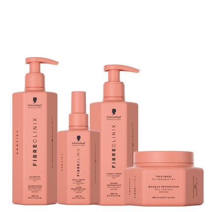 Fibre Clinix Fortify Complete Care Set - 300+250+250+200ml