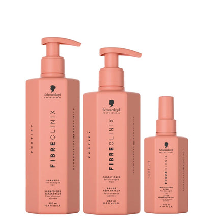 Fibre Clinix Fortify Multi-Repair Set - 300+250+200ml