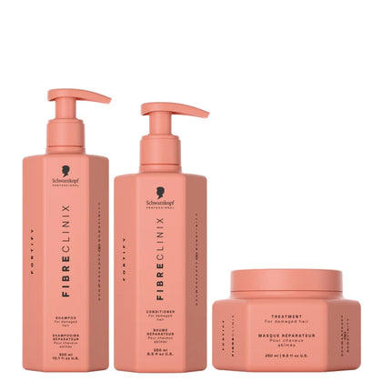 Fibre Clinix Fortify Treatment Set - 300+250+250ml