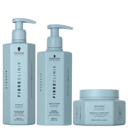 Fibre Clinix Hydrate Treatment Set - 300+250+250ml
