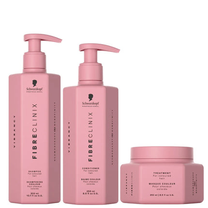Fibre Clinix Vibrancy Treatment Set - 300+250+250ml
