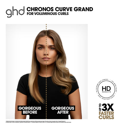 GHD Chronos Curve Grand Tong Curling Iron - 32mm - Pink Collection
