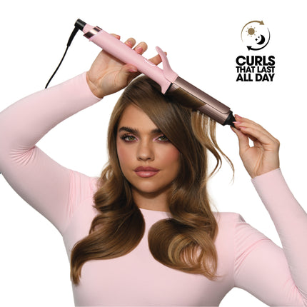 GHD Chronos Curve Grand Tong Curling Iron - 32mm - Pink Collection