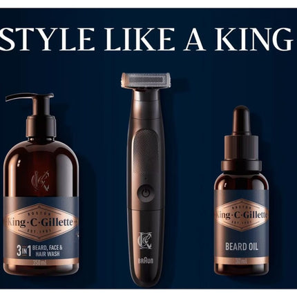 Gillette King C. Gillette Beard and Face Cleanser - 350ml