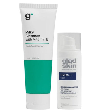 Gladskin Eczemact Face Care Set - 75+30ml